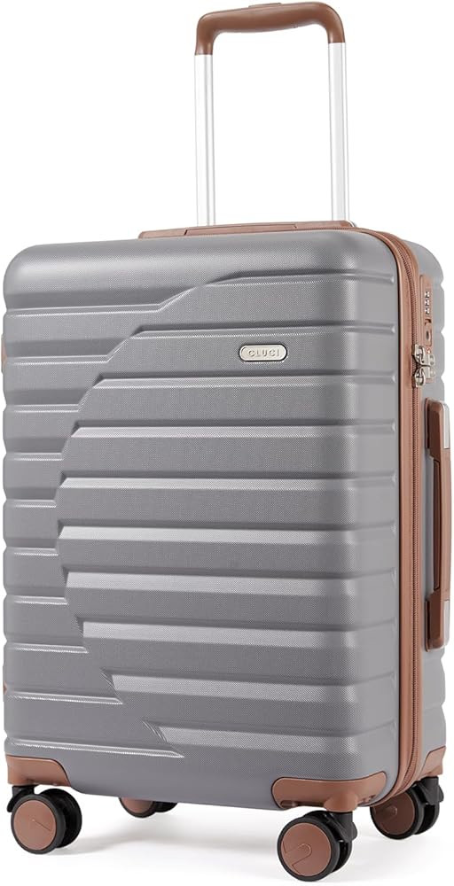 Carry On Luggage with Spinner Wheels,Lightweight Hardside Suitcase PC Hardshell Luggage with TSA ... | Amazon (US)