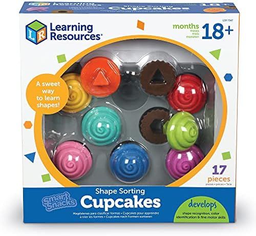 Learning Resources Smart Snacks Shape Sorting Cupcakes, Fine Motor, Color & Shape Recognition, Ag... | Amazon (US)