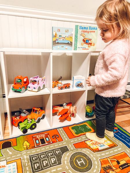 Things that go transportation themed toy shelf. Toy rotation for toddlers

#LTKkids #LTKfamily
