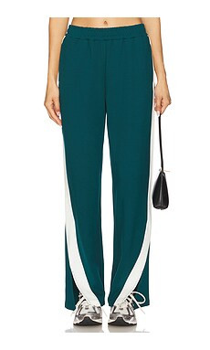 LSPACE Back To Back Pant in Deep Teal & Cream from Revolve.com | Revolve Clothing (Global)
