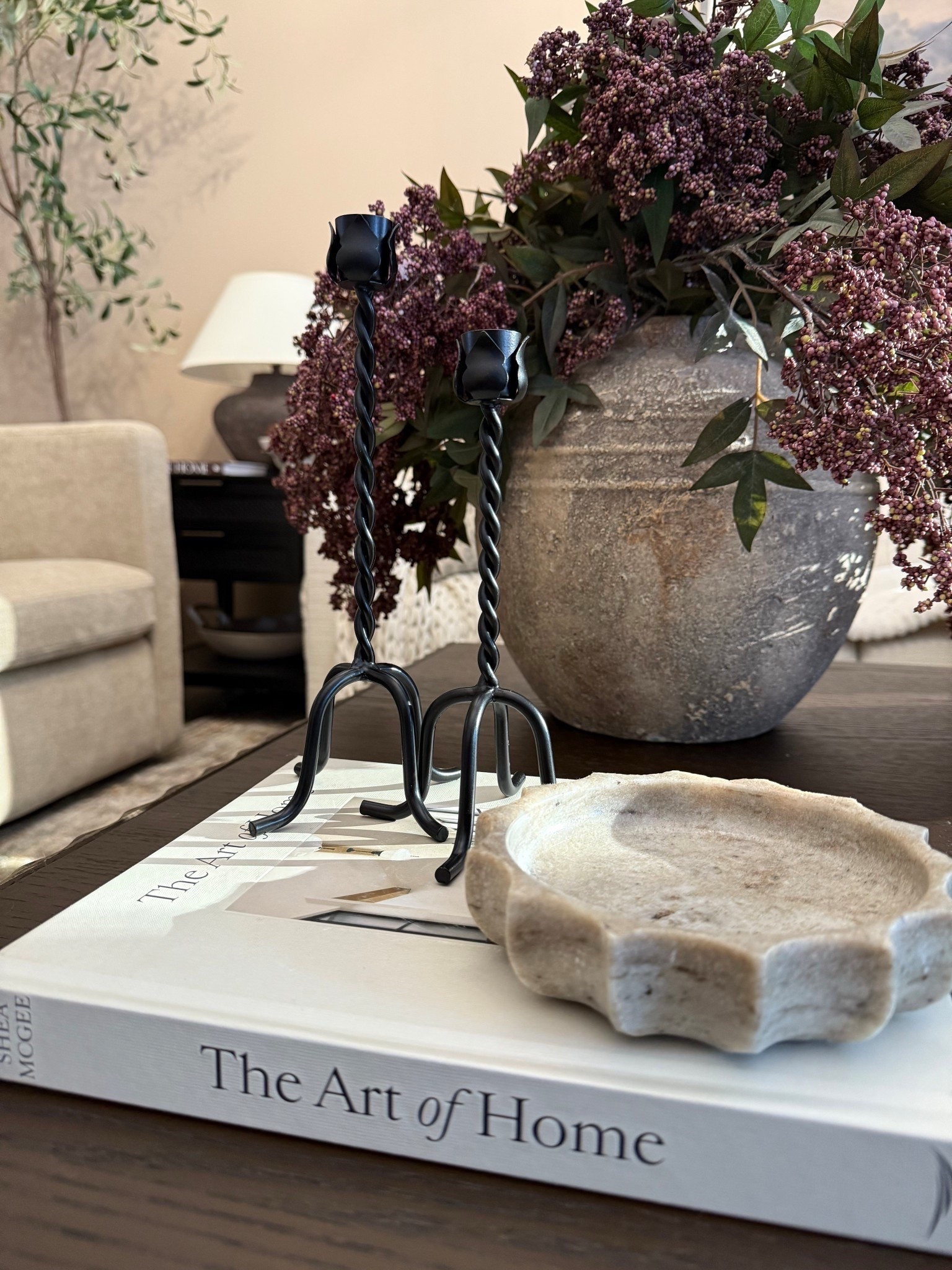 Target Coffee Table Moment

Follow @farmtotablecreations on Instagram for daily home inspiration 🤍

This entire coffee table vignette came together with a few timeless finds from Target. The marble tray is a staple I reach for over and over, the set of two metal taper candleholders look sculptural even without candles, and that rustic vase adds the perfect touch of texture and warmth. Simple pieces that make a big impact.

#coffeetabledecor #marbletray #candleholders #vasedecor #targethome #targetfinds #neutraldecor #modernorganic #livingroomdecor #homedecor #styledhome


#LTKHome #LTKSaleAlert