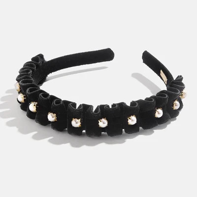 Pretty In Pearls Kids' Headband - Black
