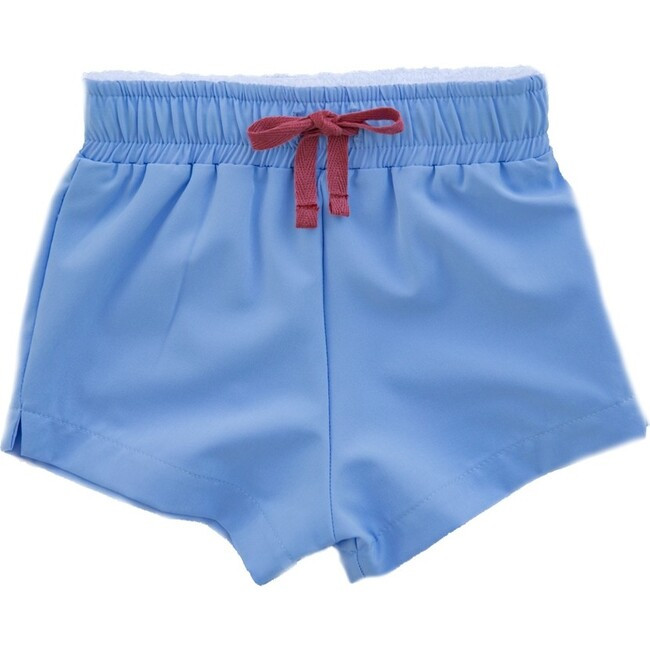 Club Short - Walker, Light Blue Athletic Short | Maisonette