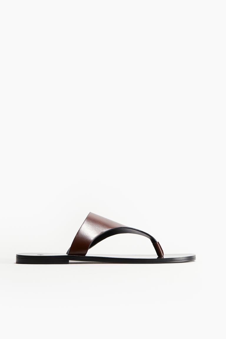 Sandals - No heel - Brown - Ladies | H&M US | H&M (US + CA)