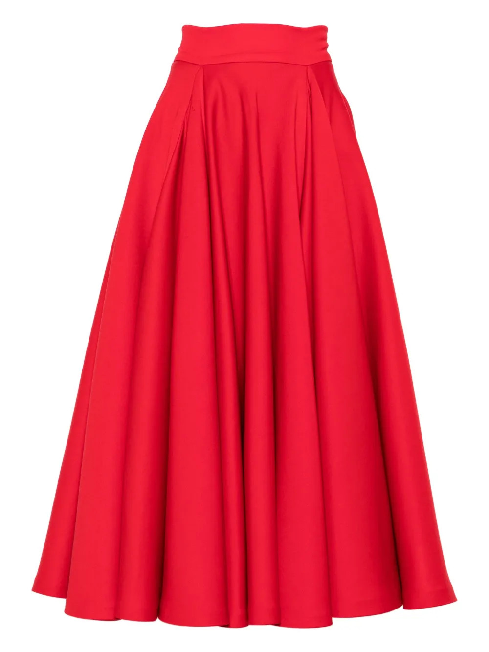 M.Marquise Ingrid Midi Skirt | Red | FARFETCH SI | Farfetch Global