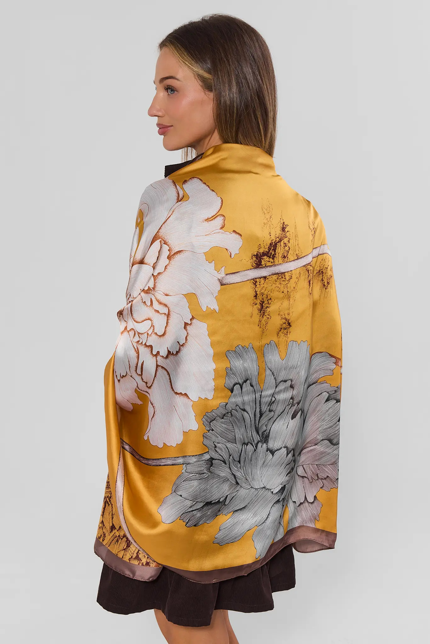 Yellow Floral Wrap | Avara