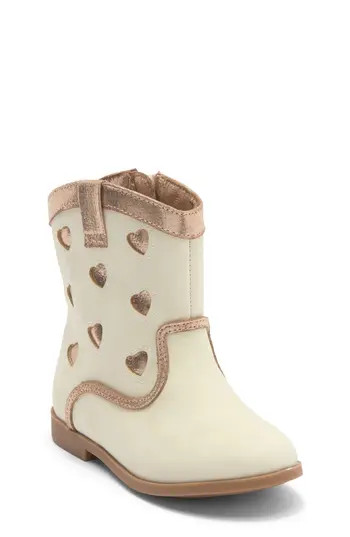 Tucker + Tate Gloria Heart Western Boot in Gold Multi at Nordstrom Rack, Size 13 M | Nordstrom Rack