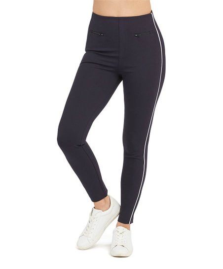 The Perfect Pant Ankle Piped Skinny - Black | Zulily