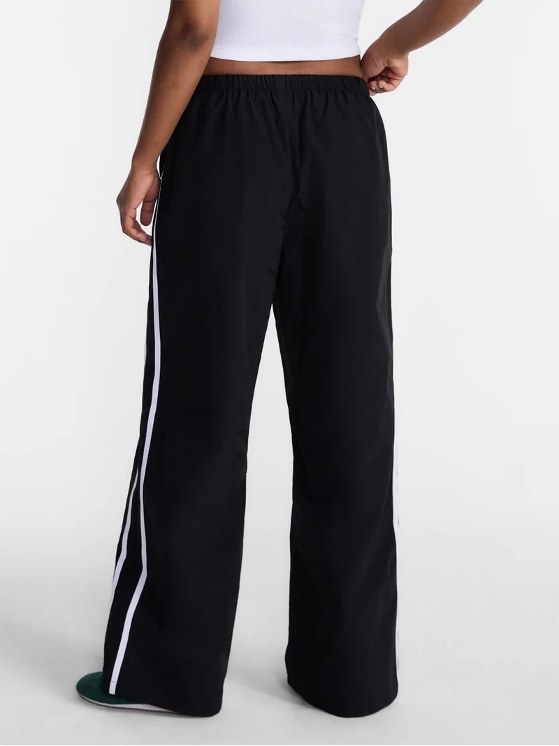 No Boundaries Nylon Game Day Track Pants, 30.5'' Inseam, Women's XXS-XXL | Walmart (US)