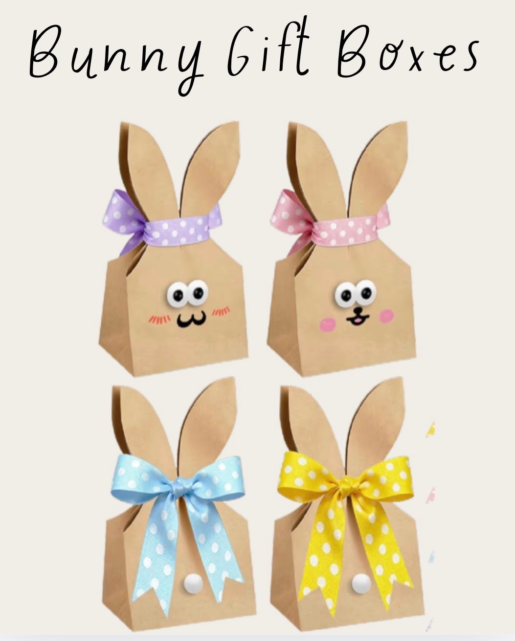 Cute bunny treat bag/boxes! 

#LTKSeasonal #LTKKids #LTKmomlife