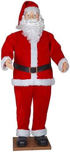 Life Size Animated Dancing Santa with Realistic Face | Amazon (US)