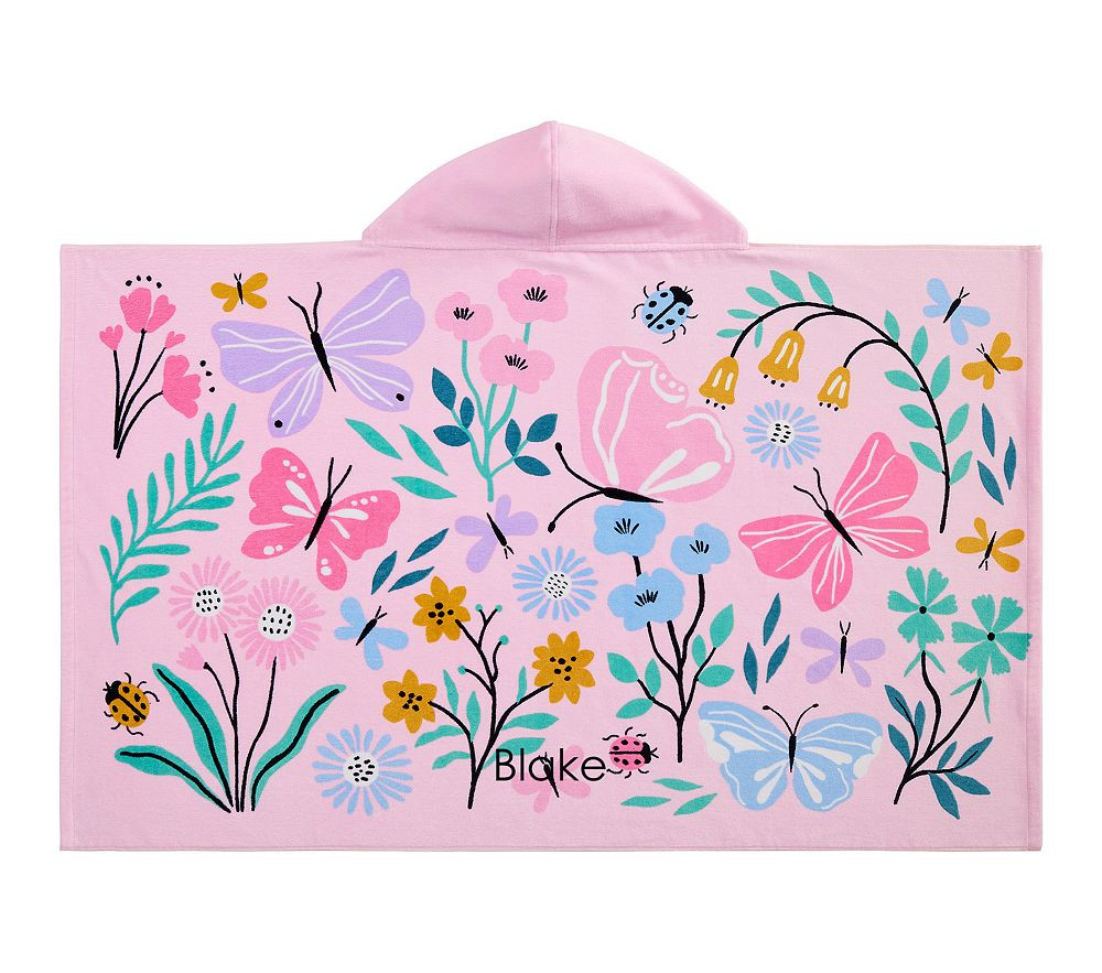 Wildflower Butterfly Kid Beach Wrap | Pottery Barn Kids