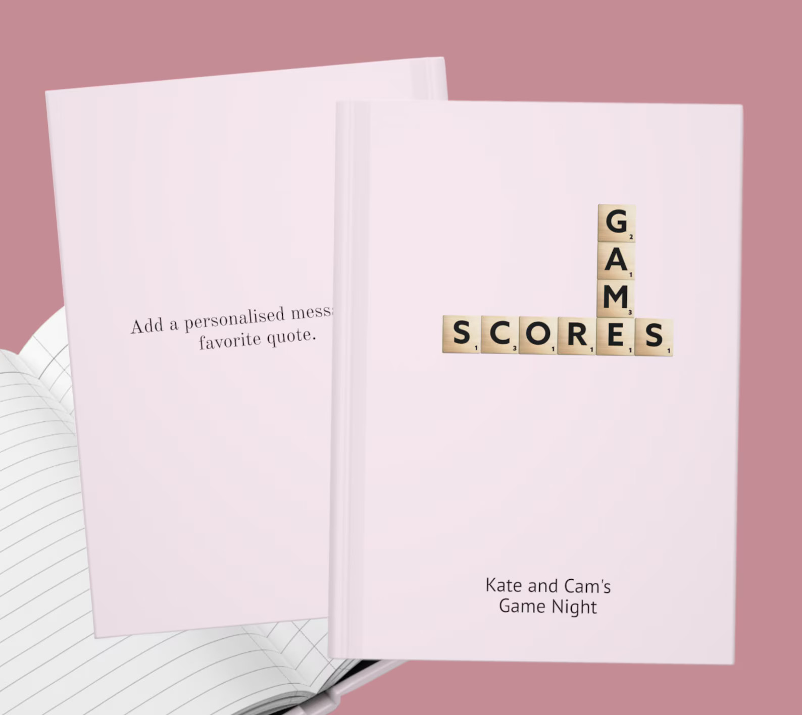 Game Score Book Custom Playing Cards Scorebook Family Board Game Night Personalized Gift Name Not... | Etsy (US)