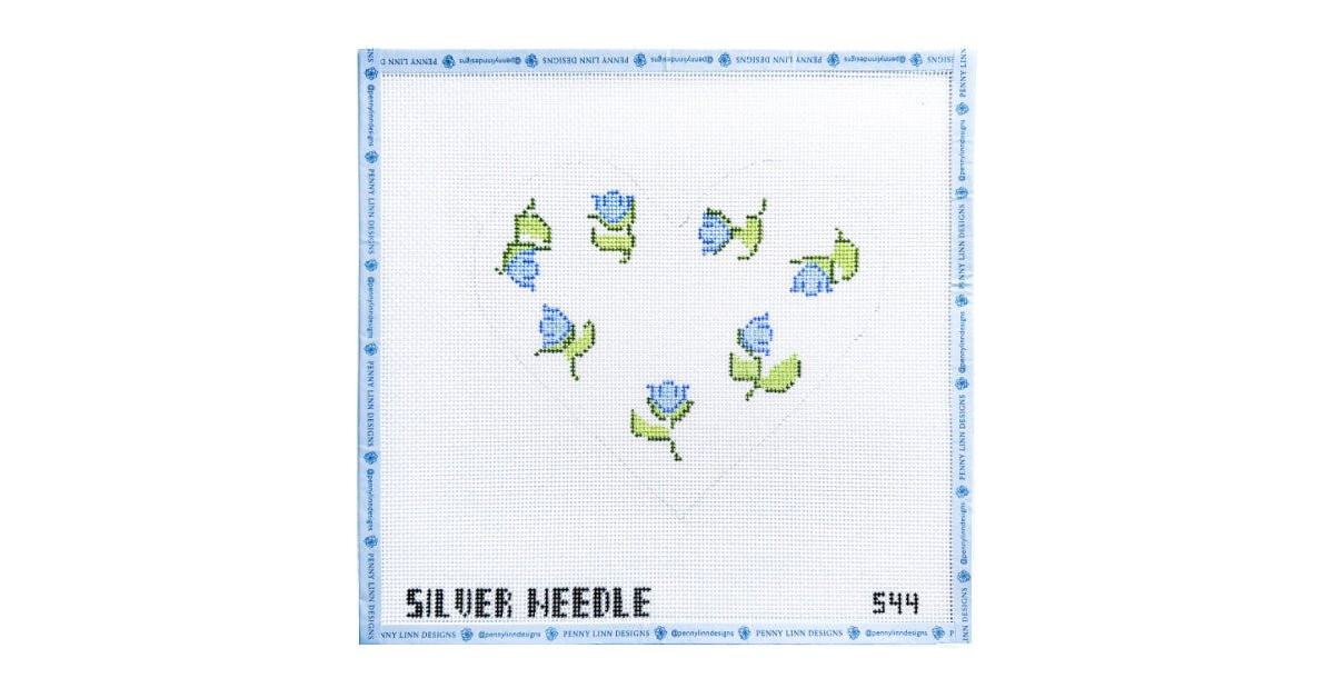 Bluebell Heart Pillow | Penny Linn Designs