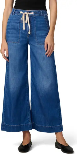 Joe's The Madeline Ankle Wide Leg Drawstring Jeans | Nordstrom | Nordstrom