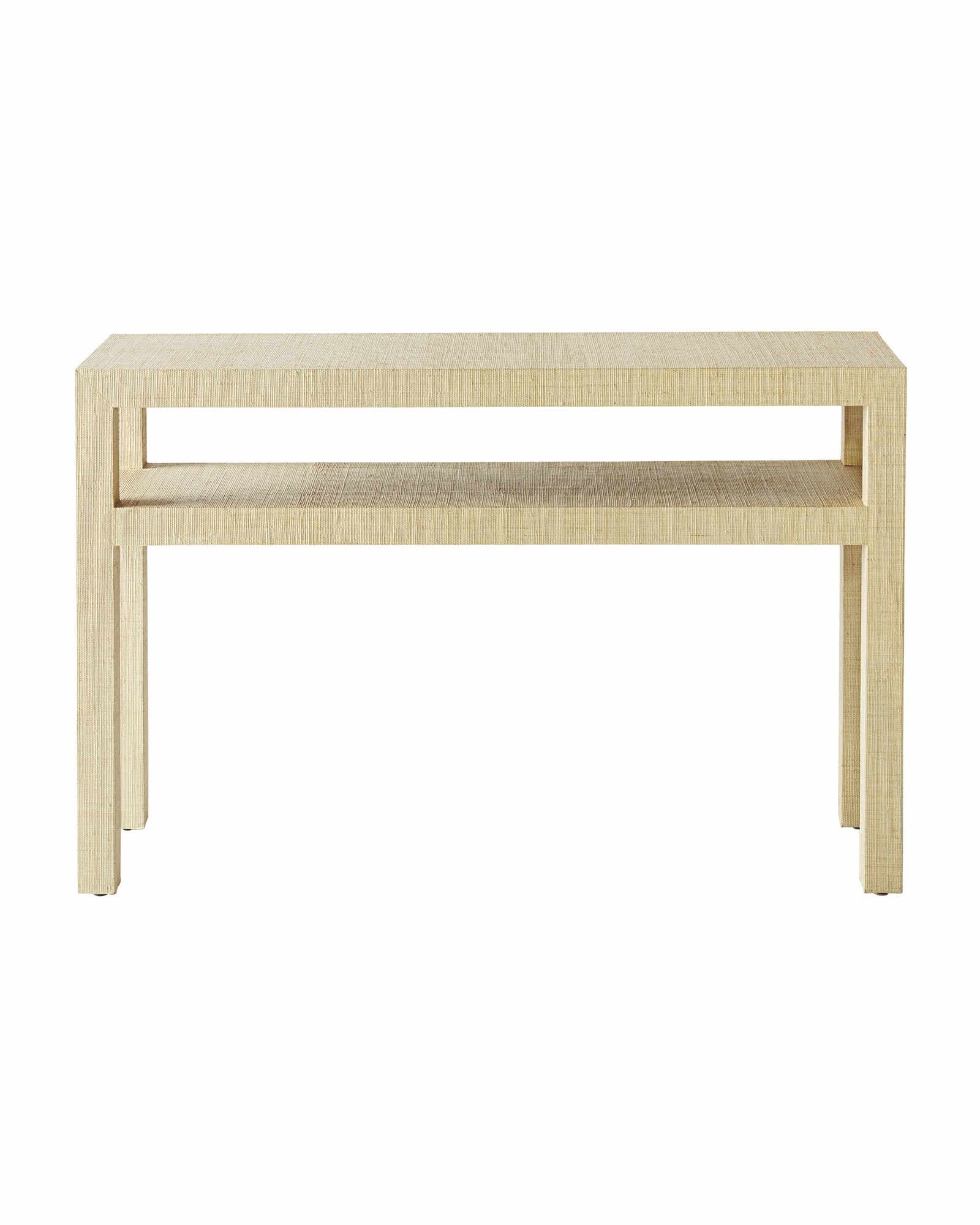 Blake Raffia Console | Serena and Lily