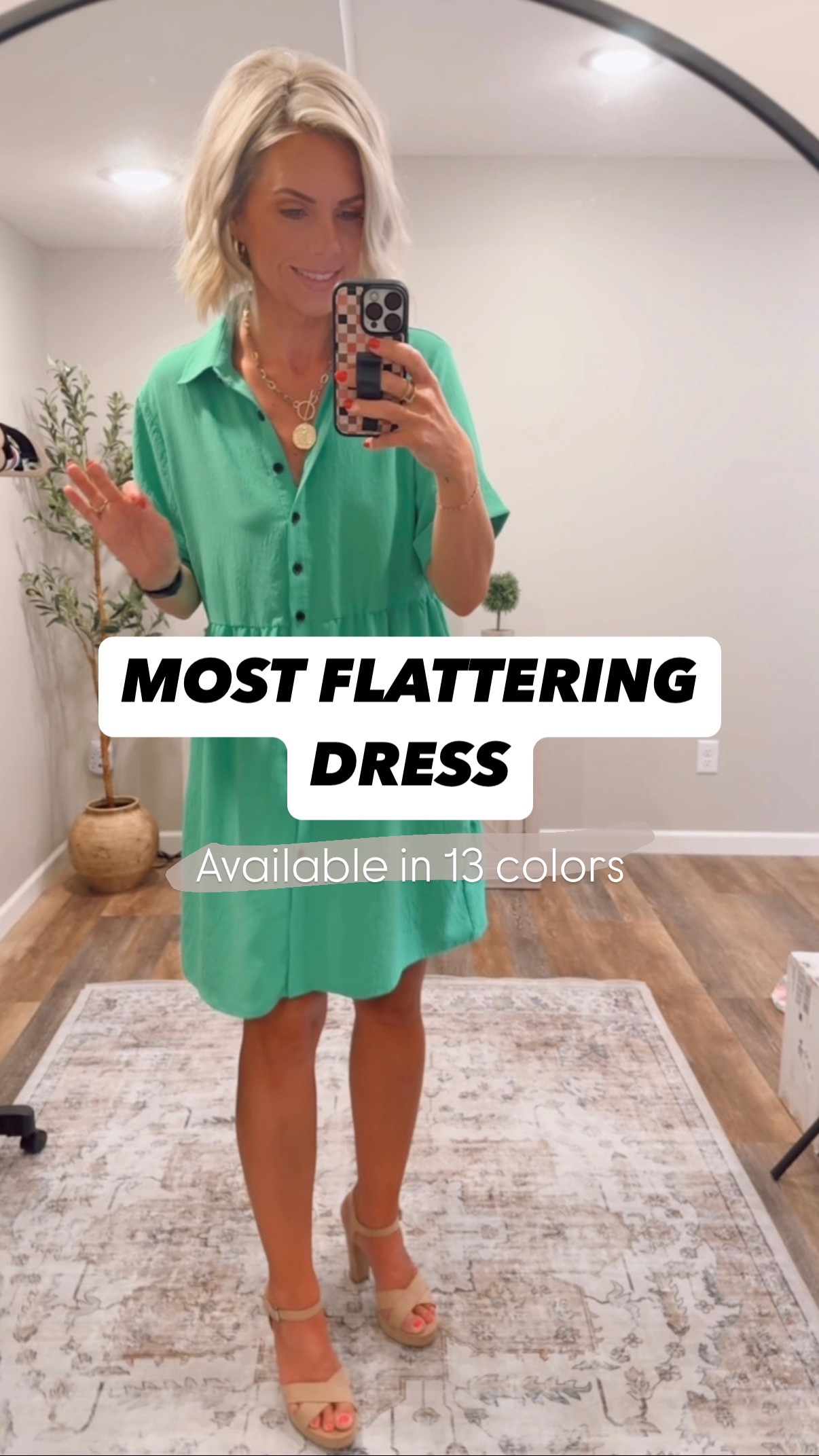 This viral #amazon dress is SO CUTE and available in 13 colors! I’m wearing a small 

#LTKStyleTip #LTKBump #LTKFindsUnder50