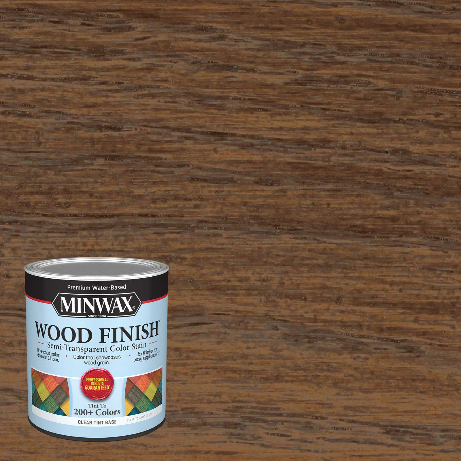 Minwax Wood Finish Water-based Walnut Mw1213 Semi-transparent Interior Stain (1-quart) in Brown | MW1213-1658612 | Lowe's