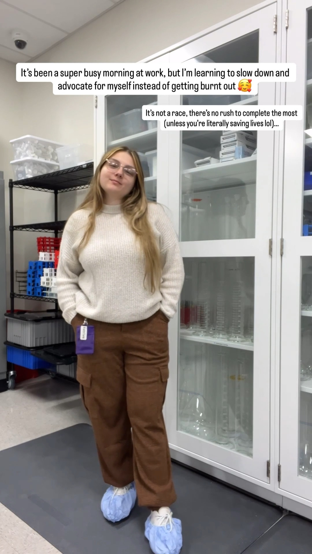 Workday but make it comfy 🤎
This neutral, cozy fit is perfect for busy days when you still want to look put together without sacrificing comfort. The soft knit sweater is an everyday staple, paired with relaxed cargo-style pants for an effortless, functional vibe. Finished with comfy sneakers to make this outfit easy, practical, and wearable all day long.

Shop this outfit for workwear inspiration, casual work outfits, comfy neutral outfits, everyday basics, cozy sweaters, cargo pants, and laid-back office style 👟✨

Wearing a Medium in both top and bottom 🤎

#LTKFindsUnder50 #LTKootd #LTKPetite