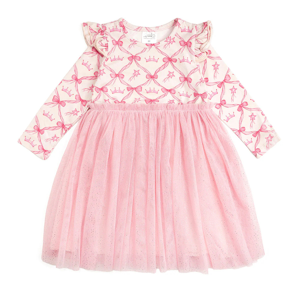 Princess Coquette Long Sleeve Tutu Dress | Sweet Wink