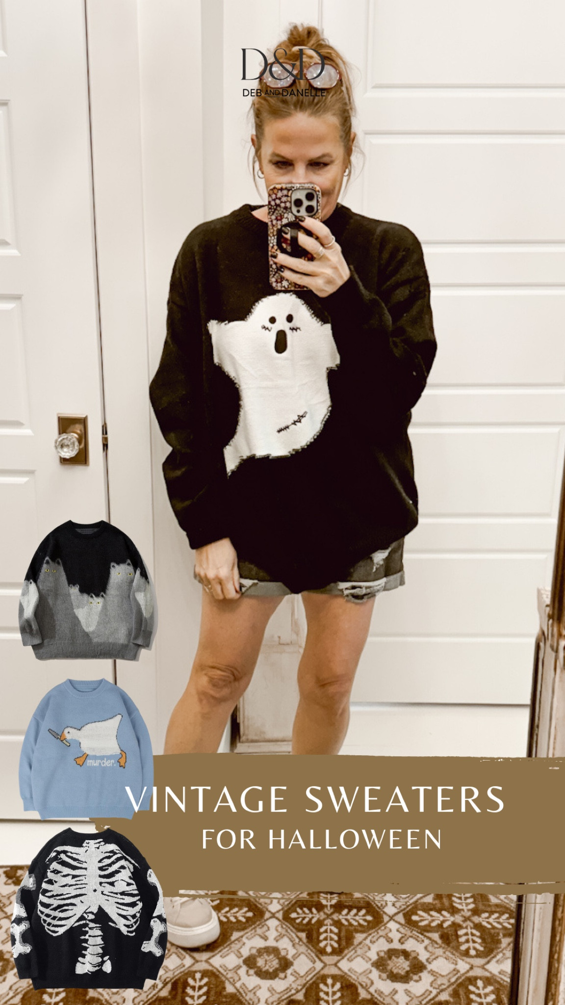 I recently grabbed this men’s distressed vintage-style sweater from Amazon and I absolutely love it. Because it is a men’s shirt, it has the perfect oversized fit. I also rounded up some similar options for spooky season. 

#LTKHalloween #LTKSeasonal #LTKMidsize