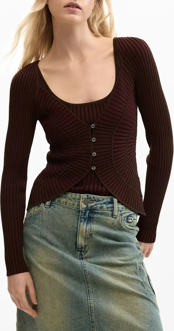 Rib Knit Cardigan | Nordstrom