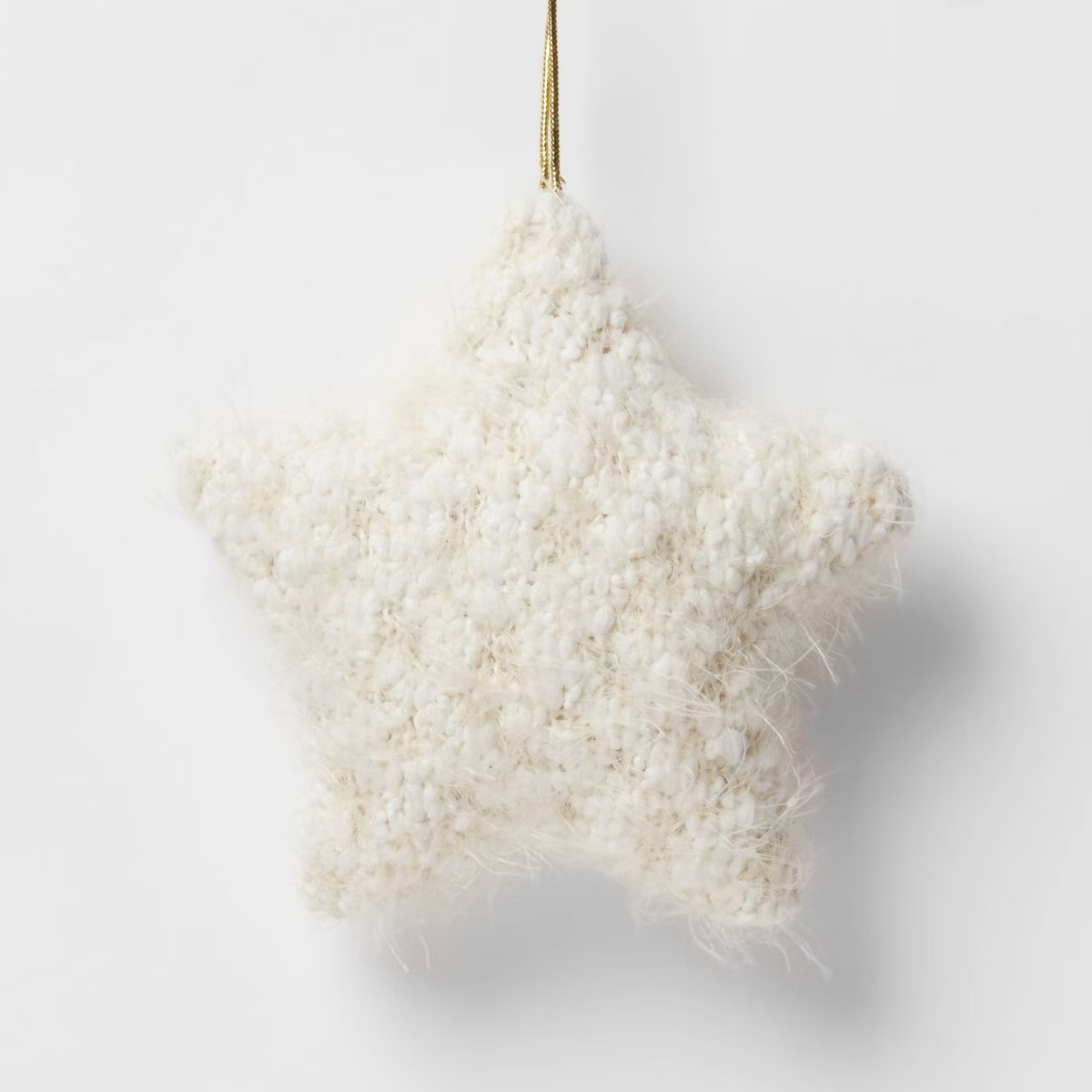 Knit Fabric Star Christmas Tree Ornament White - Wondershop™ | Target