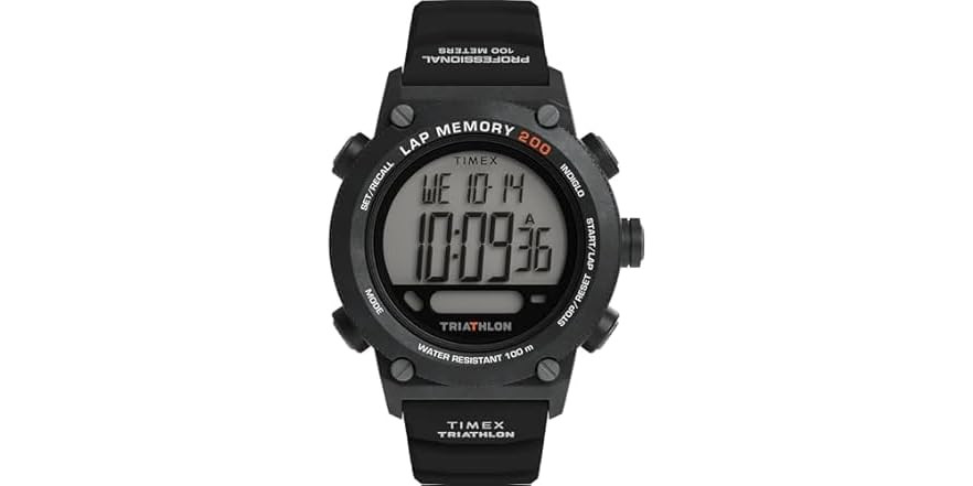 Timex Mens Triathlon 44mm Watch | Woot!