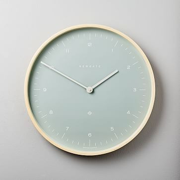 Newgate Mr. Clarke Wall Clock - Medium (Bubble Green) | West Elm (US)