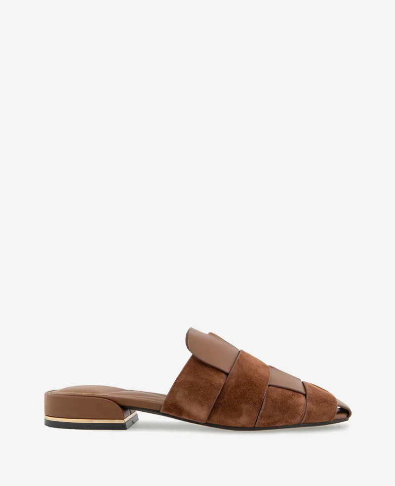 Faina Leather Fisherman Slide Sandal | Kenneth Cole