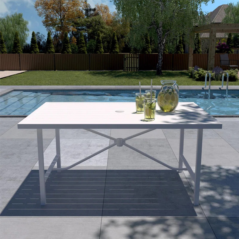 Marceau Metal Outdoor Dining Table | Wayfair North America