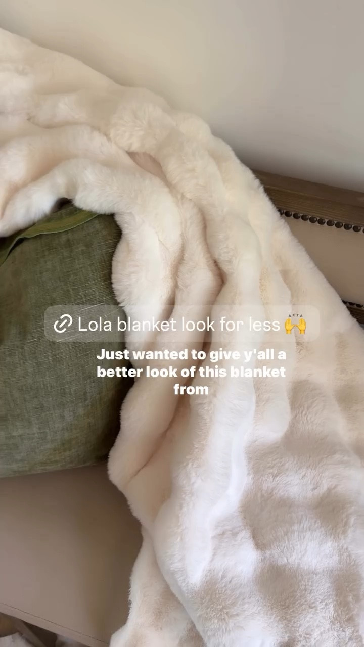 This look for less blanket is a MUST HAVE! it’s so fluffy and soft, but also looks so beautiful as a throw! This makes a perfect Mother’s Day gift!🤍

#LTKselfcare #LTKMothersDay #LTKmomlife