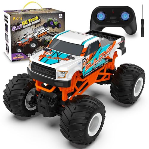 Kidcia 1:16 Scale RC Monster Truck - 2.4GHz All Terrain Car for Kids 4-12, 20 Km/h Off Road RC Truck, Christmas or Birthday Gift | Amazon (US)