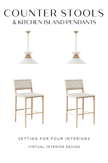 Gorgeous kitchen island pendants and counter stools that pair beautifully together! These kitchen island pendants are 20% off and FREE shipping! Independence Day weekend sale. 

Modern organic, lighting, chandelier, woven, wood, stool, neutral, transitional, organic modern home decor 

#LTKsalealert #LTKhome #LTKFind