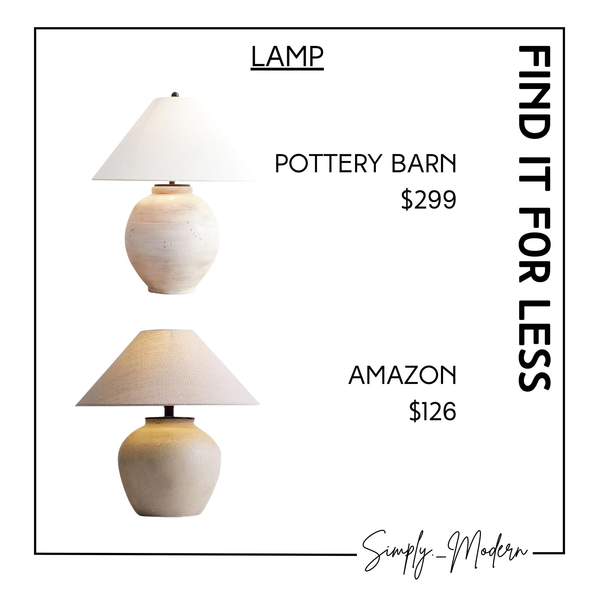 Find it for less- lampe

#LTKHome