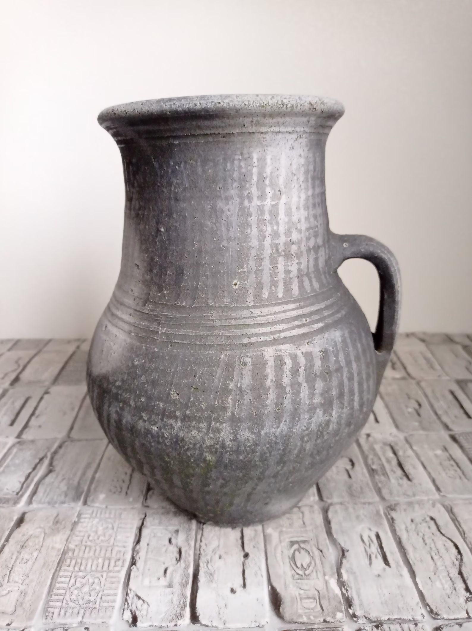 Vintage Black Clay Pot Rustic Vase Wabi Sabi Pottery Old - Etsy | Etsy (US)