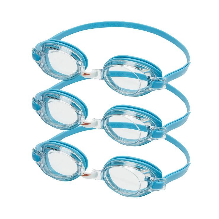 Speedo Kids' 3pk Swim Goggles - Blue/Clear | Target