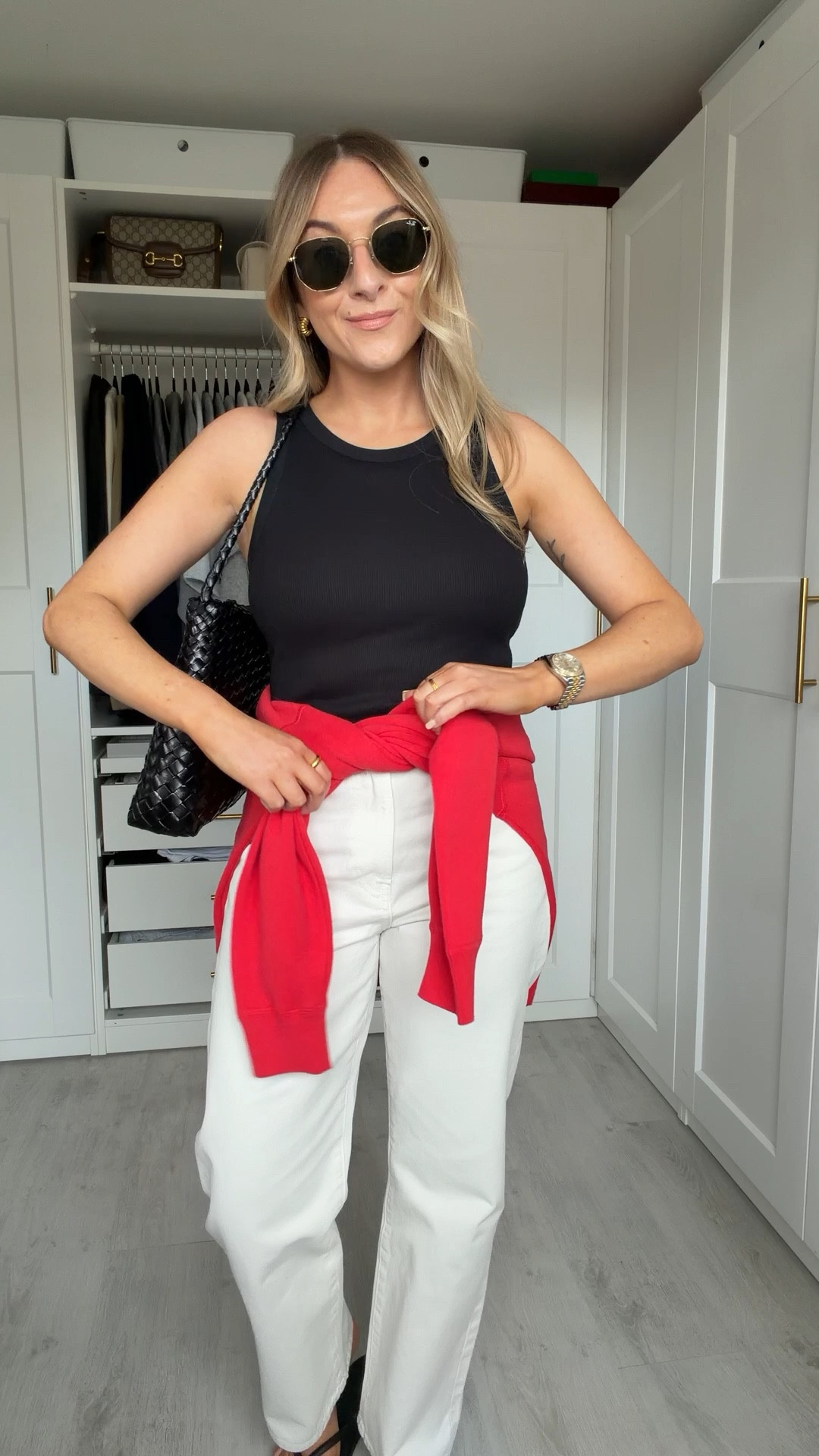 Spring summer casual outfit idea 

Bra top:  xs
Jeans 24 short (I sized down)
Red jumper: small 

AD @uniqloeurope  #UNIQLOLifeWear

#LTKspring #LTKstyletip #LTKsale