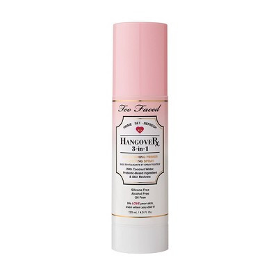Too Faced Hangover 3-In-1 Replenishing Primer & Setting Spray - 4 fl oz - Ulta Beauty | Target