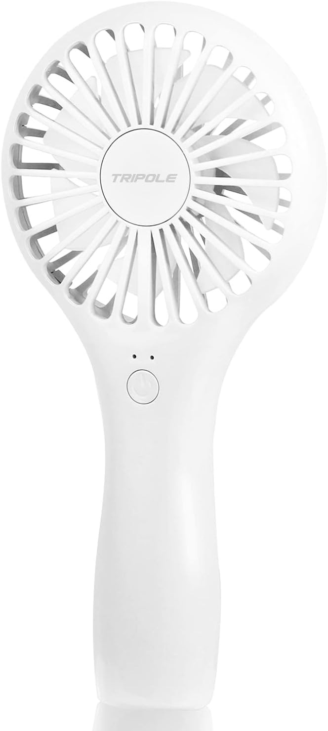 TriPole Handheld Mini Fan Battery Operated Small Personal Portable Fan Speed Adjustable USB Recha... | Amazon (US)