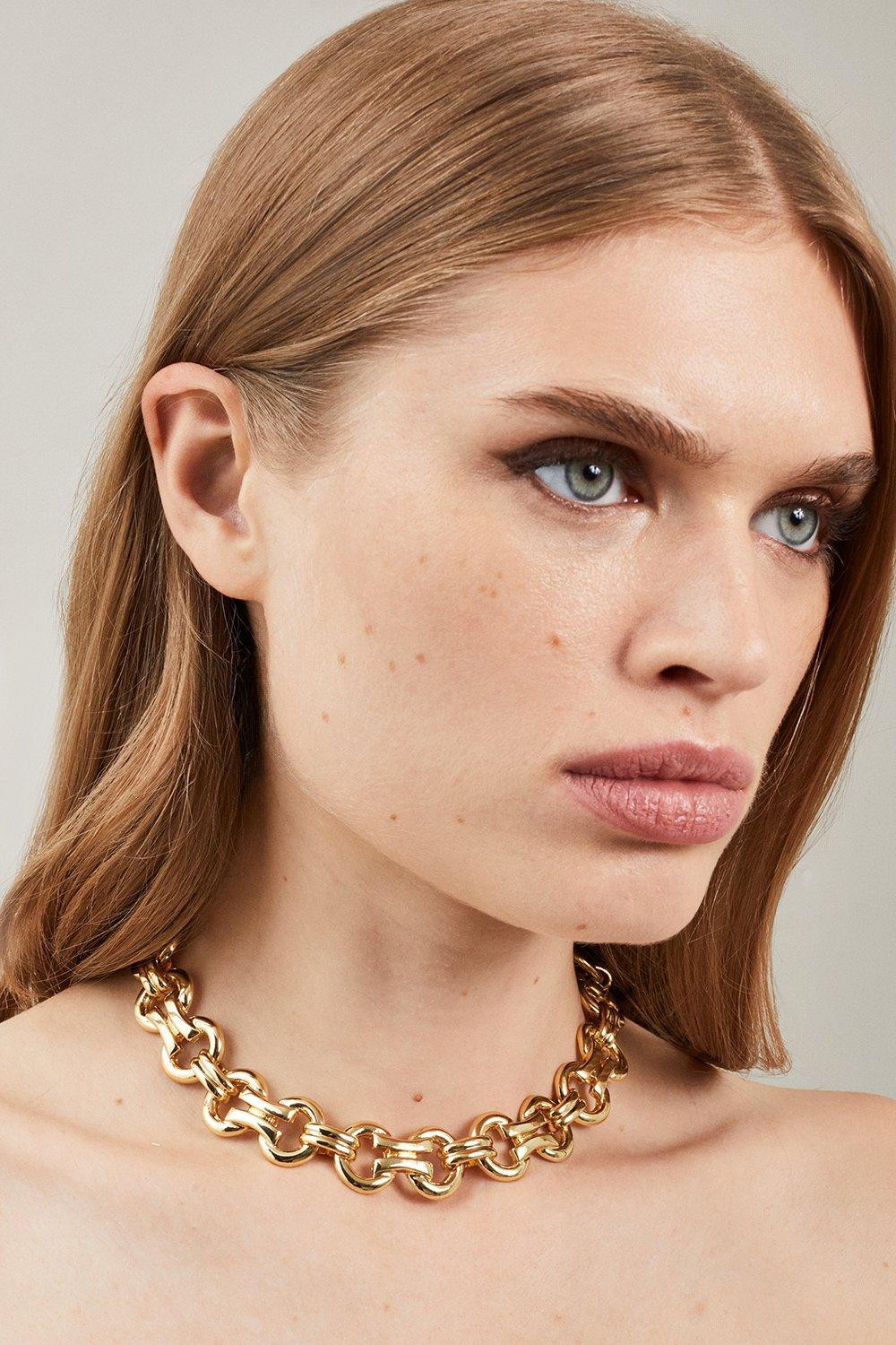 Chain Statement Necklace | Karen Millen UK + IE + DE + NL