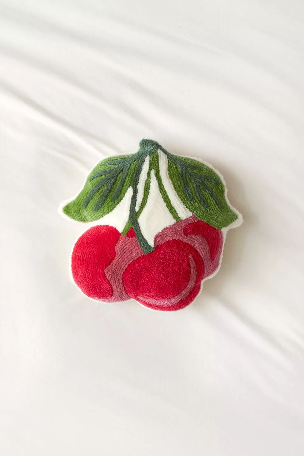 Cherries Tufted Throw Pillow | Urban Outfitters (US and RoW)