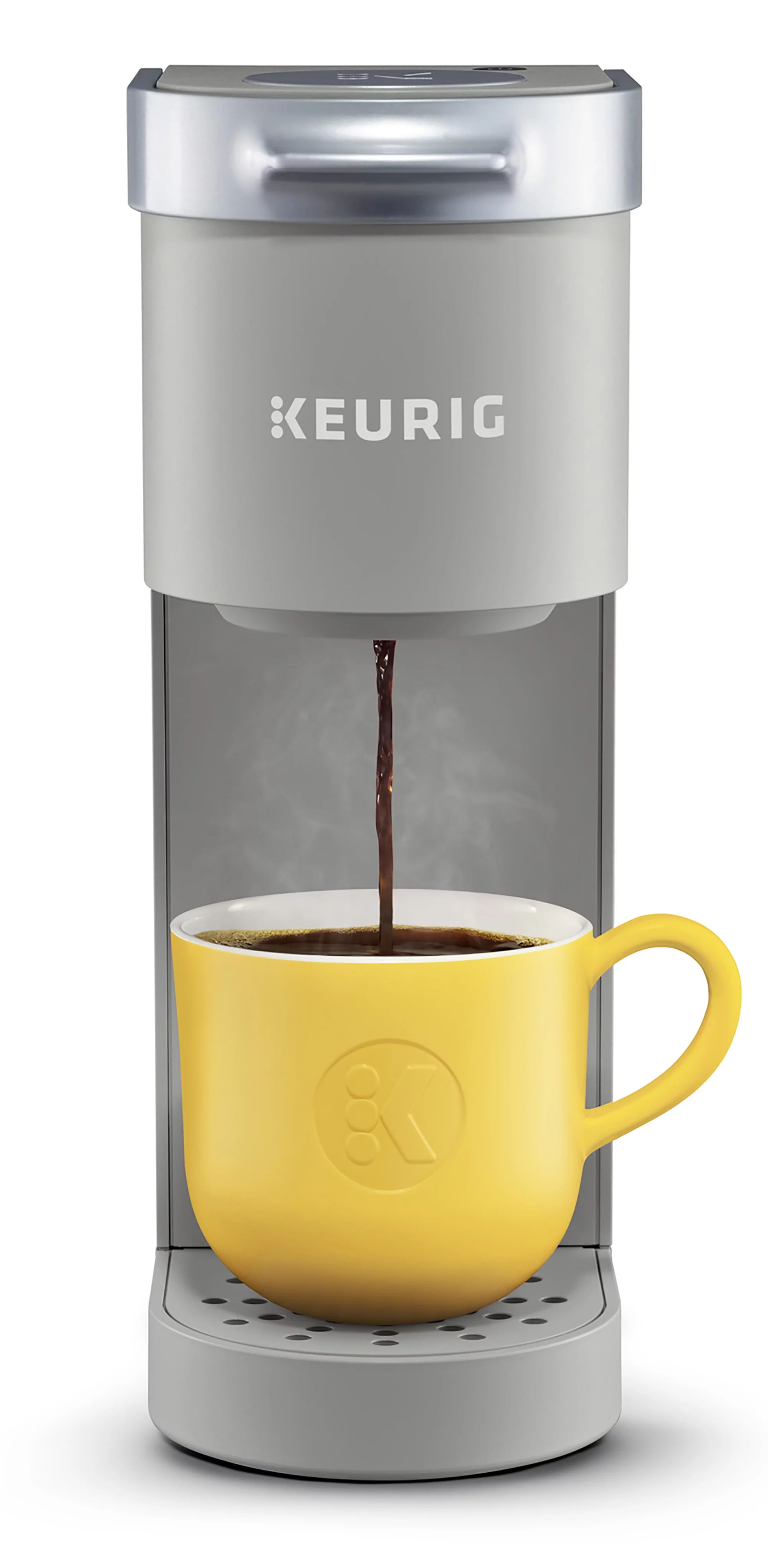 Keurig K-Mini Single Serve K-Cup Pod Coffee Maker, 6 to 12 oz. Brew Sizes, Studio Gray | Walmart (US)