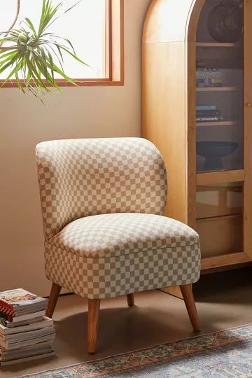 Bria Checkered Chair | Urban Outfitters (US and RoW)