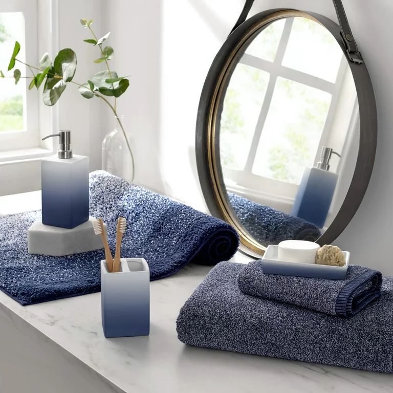 Gap Home Ombre 3 Piece Ceramic Bath Accessory Set Blue | Walmart (US)