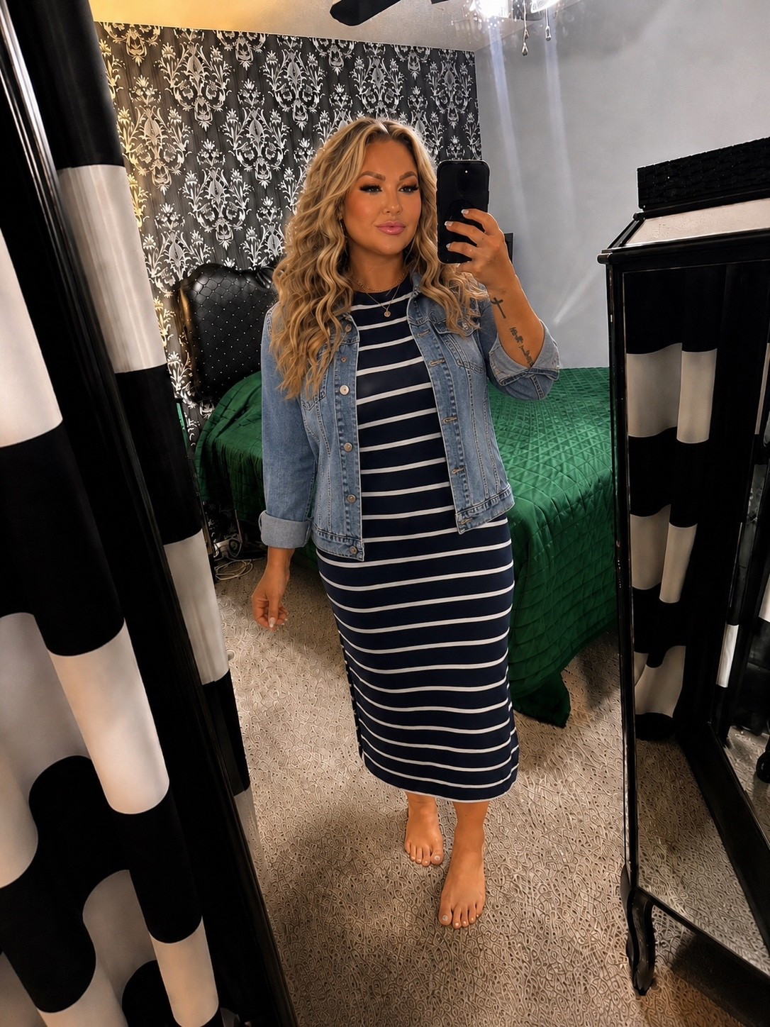 This dress is one of those “wait…why does this look expensive?” Walmart finds 👏🏼✨

The Time and Tru Sleeveless Midi Column Dress is SO easy to throw on and instantly look put together. The vertical vibe of the cut is super flattering, smooths everything out, and gives effortless “rich mom running errands by the beach” energy 😂🤍

I paired mine with a denim jacket and suddenly it looked like a whole Pinterest outfit for under the price of one appetizer these days 💀

Soft, stretchy, comfy, flattering, and comes in sizes XS-XXXL 🙌🏼

Walmart has seriously been sneaking into their fashion era lately and I fully support it 👏🏼

#TimeAndTru #WalmartFashion #WalmartFinds #MidiDress #ColumnDress

#LTKTravel #LTKgrwm #LTKOver40