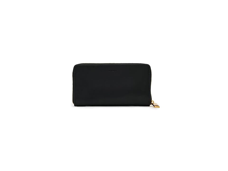 AllSaints Lena Cont Wallet Wallet Women's Handbags Black, Leather | Zappos