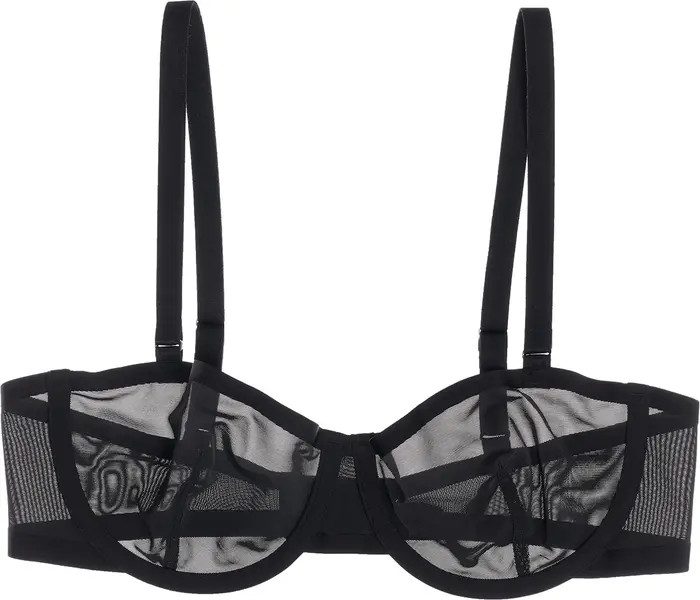 CUUP The Balconette Mesh Underwire Bra in Lilac at Nordstrom, Size 36H | Nordstrom