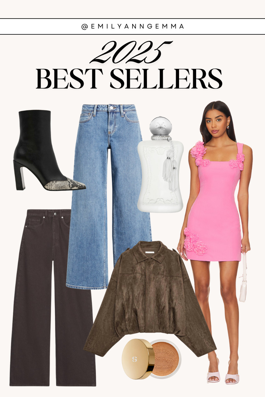 2025 best sellers! You all loved these products I shared this year - Nordstrom jeans, Zara suede jacket, perfume, ankle boots, and more favorites. 

 #LTKSeasonal #LTKFindsUnder100 #LTKBeauty