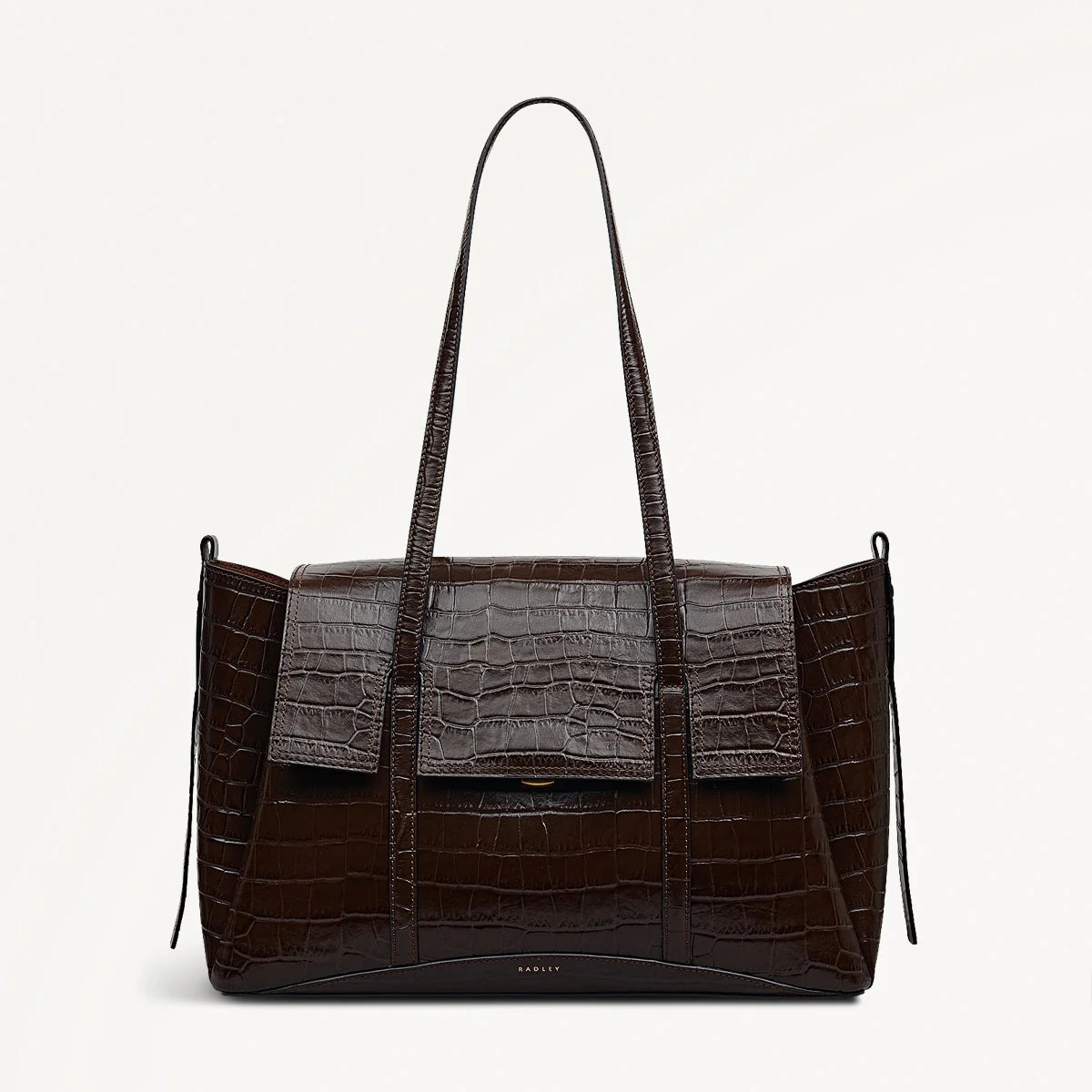 Dark Oak Large Flapover Shoulder | The Chancery AW25 | Radley London | Radley London US